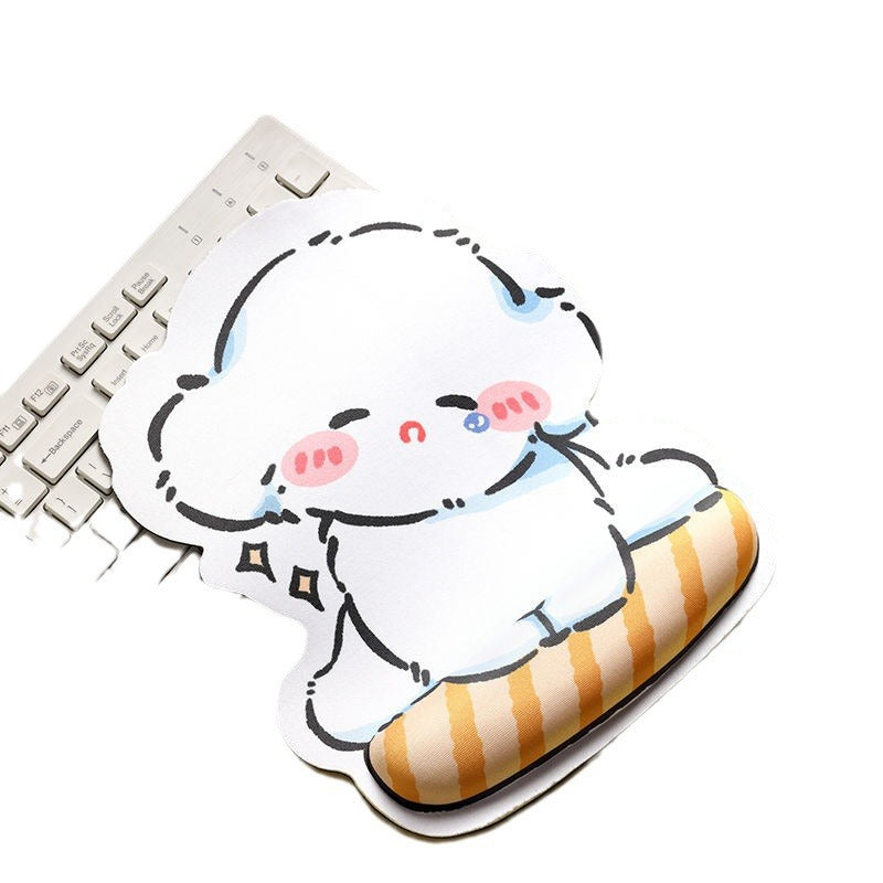 Playful Character-Themed Wrist Support Mouse Pad