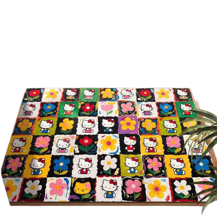 Floral Pattern Decorative Floor Mat Kalsten