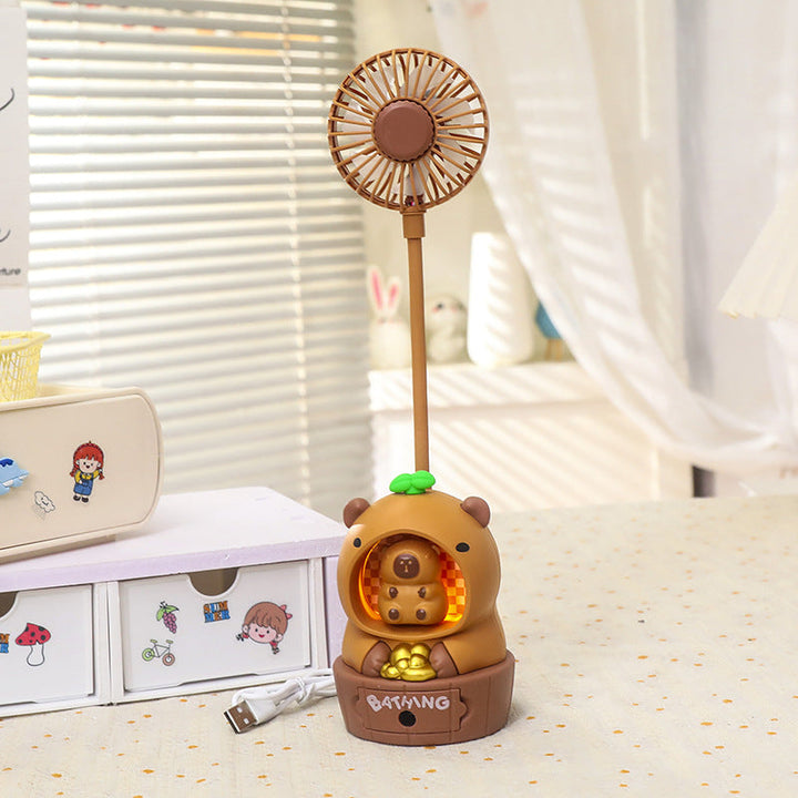 Women's Portable Mini Fan in Cute Bear Design Kalsten