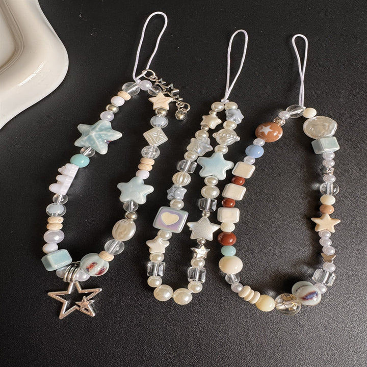 Star-Themed Beaded Charm Necklace Kalsten