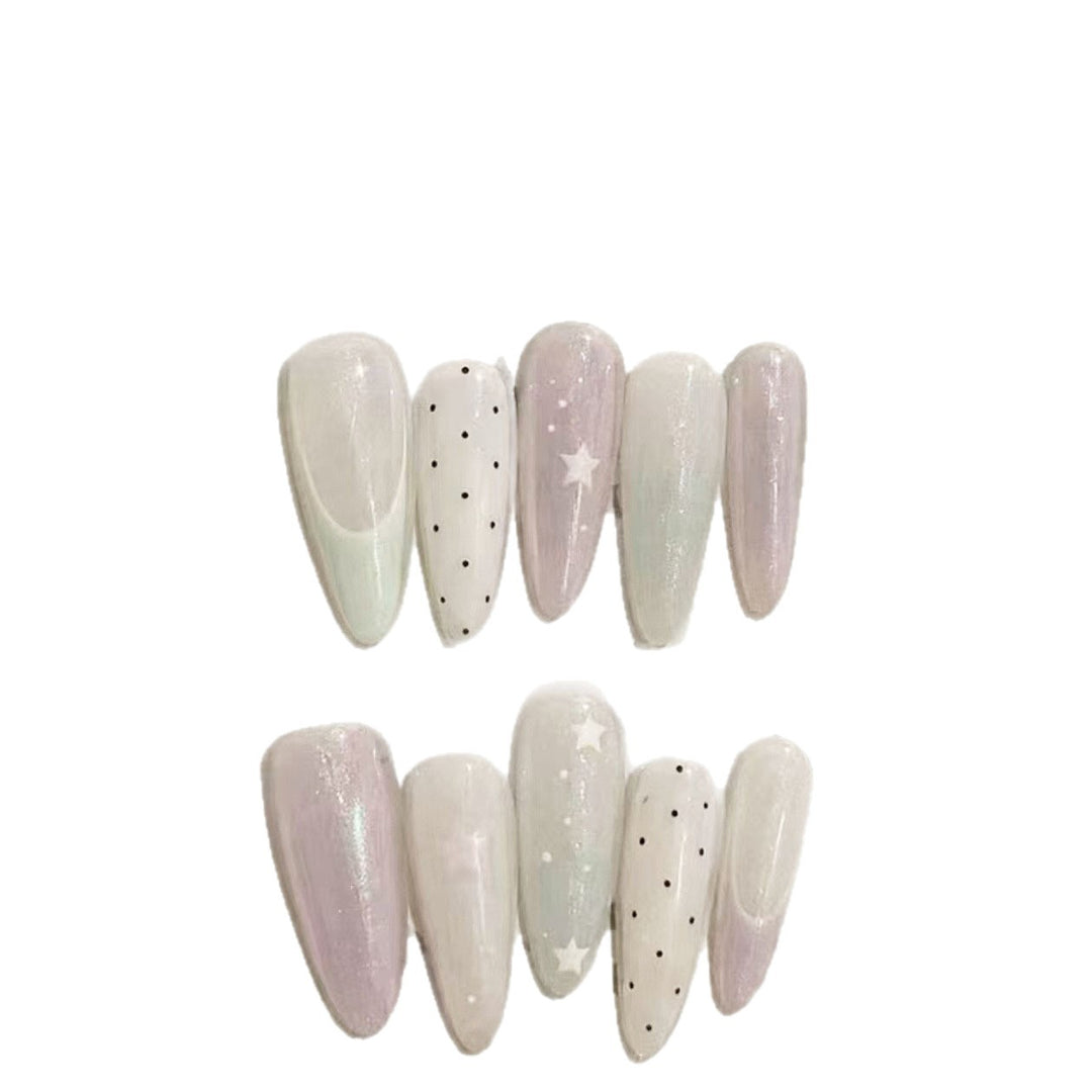 Elegant Long-Lasting Press-On Nail Set Kalsten