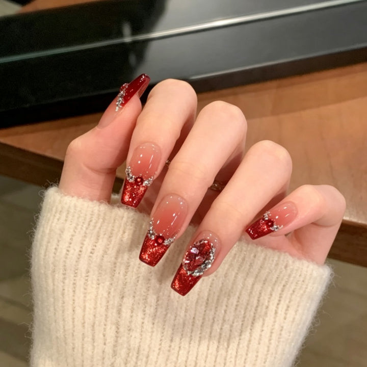 Luxury Glittering Press-On Nail Set Kalsten