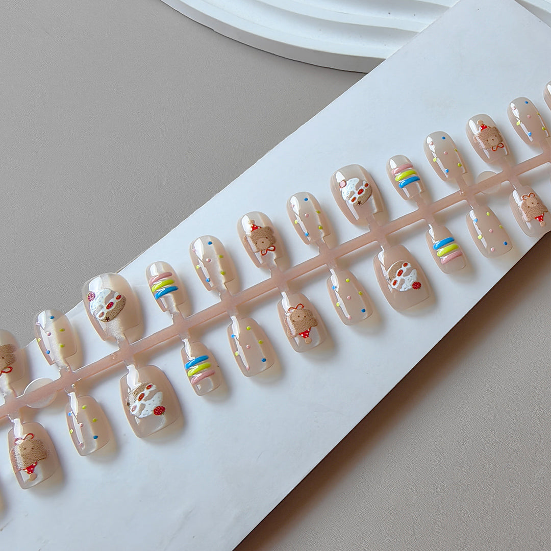 Creative Art Nail Design with Colorful Animal Design Kalsten
