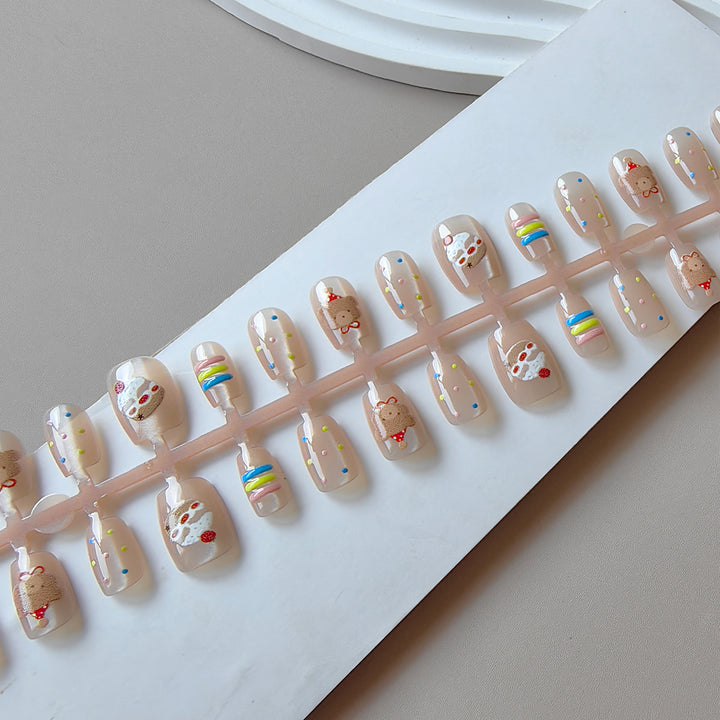 Creative Art Nail Design with Colorful Animal Design Kalsten