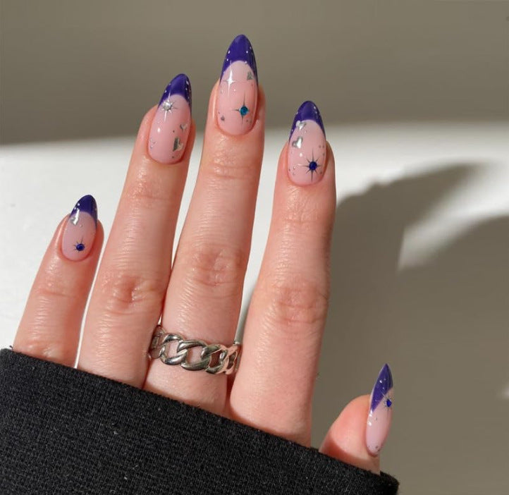 Glamorous Almond-Shaped Nail Enhancements Kalsten