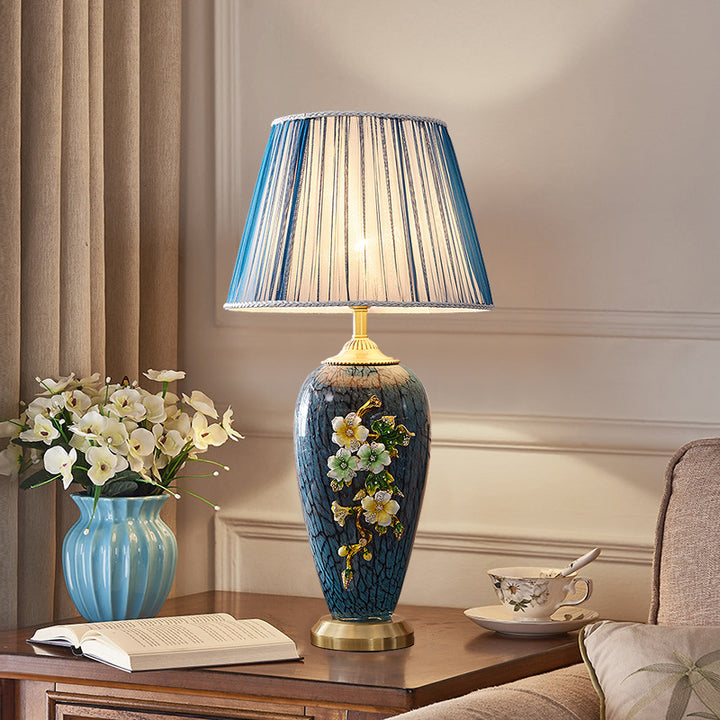 Ornate Floral Table Lamp