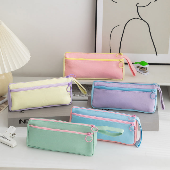 Durable Double-Zippered Pencil Pouch Kalsten
