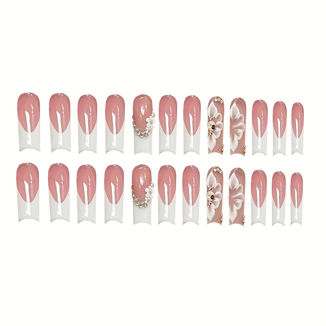Decorative Artistic Press-On Nail Set Kalsten