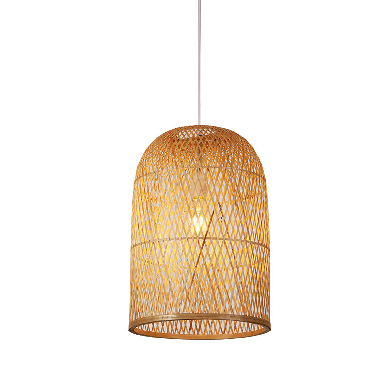 Woven Bamboo Ceiling Lamp