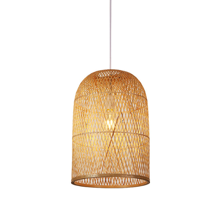 Woven Bamboo Ceiling Lamp
