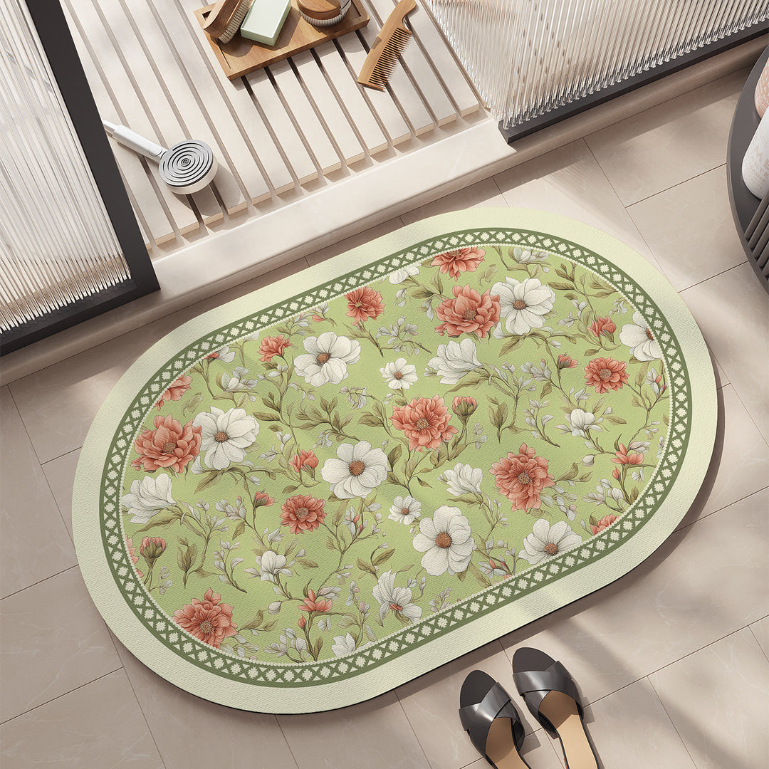 Decorative Floral Area Rug