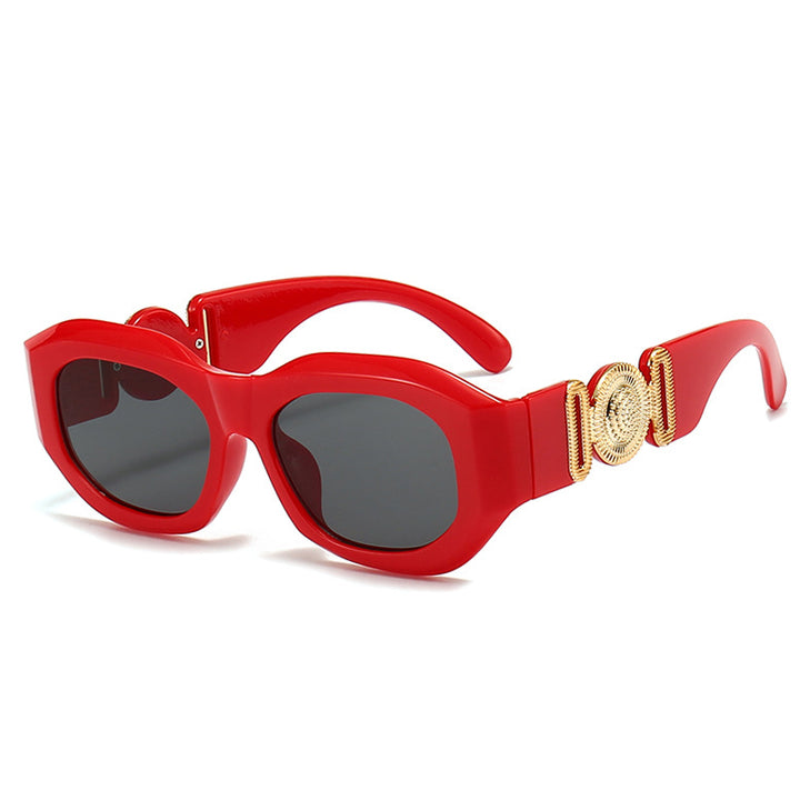 Elegant Hexagonal Frame Sunglasses