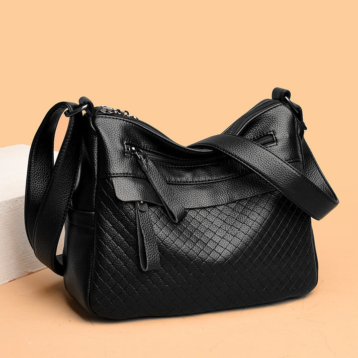 Textured Quilted Shoulder Bag Kalsten