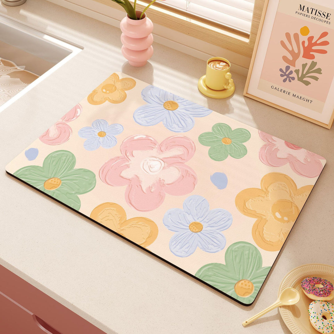 Cute Heart-Themed Kitchen Mat Kalsten