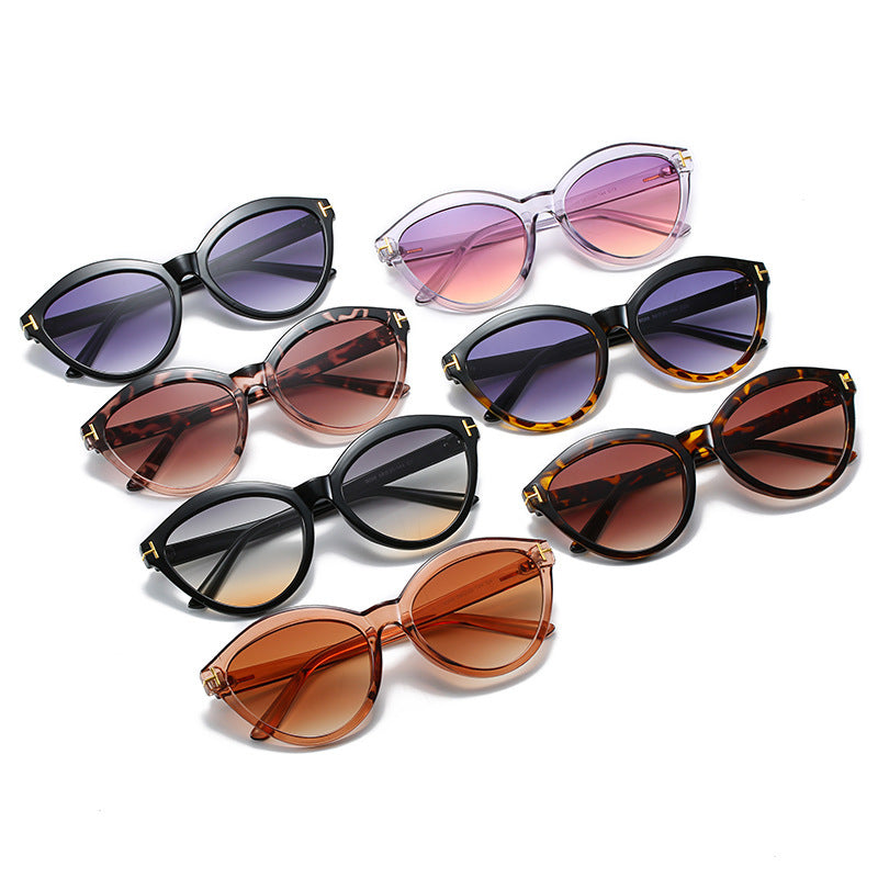 Elegant Oversized Cat-Eye Sunglasses Kalsten