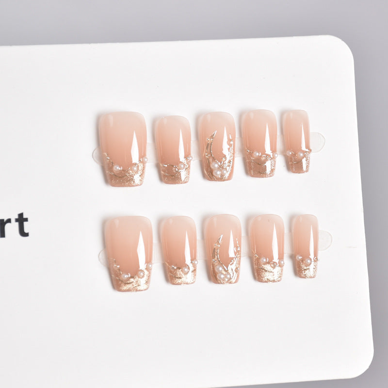 Elegant Crystal-Inspired Press-On Nail Extensions Kalsten