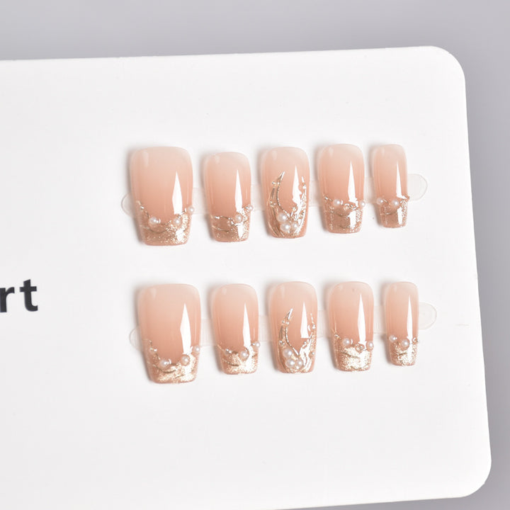 Elegant Crystal-Inspired Press-On Nail Extensions Kalsten