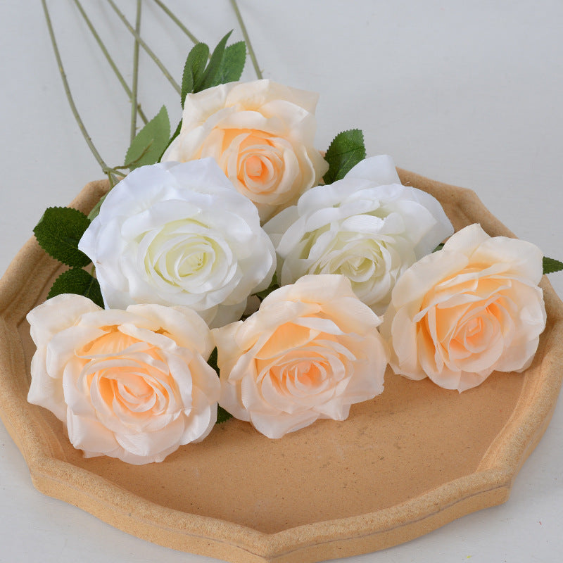 Elegant Silk Rose Hair Accessory