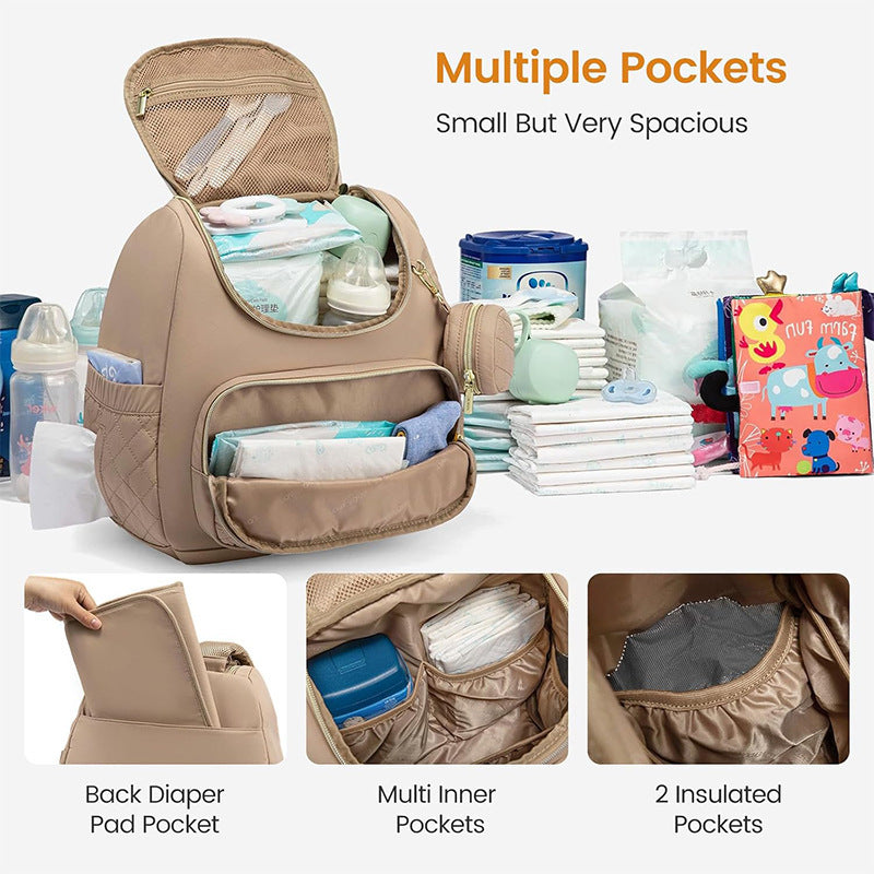 Elegant Quilted Backpack with Practical Compartments Kalsten
