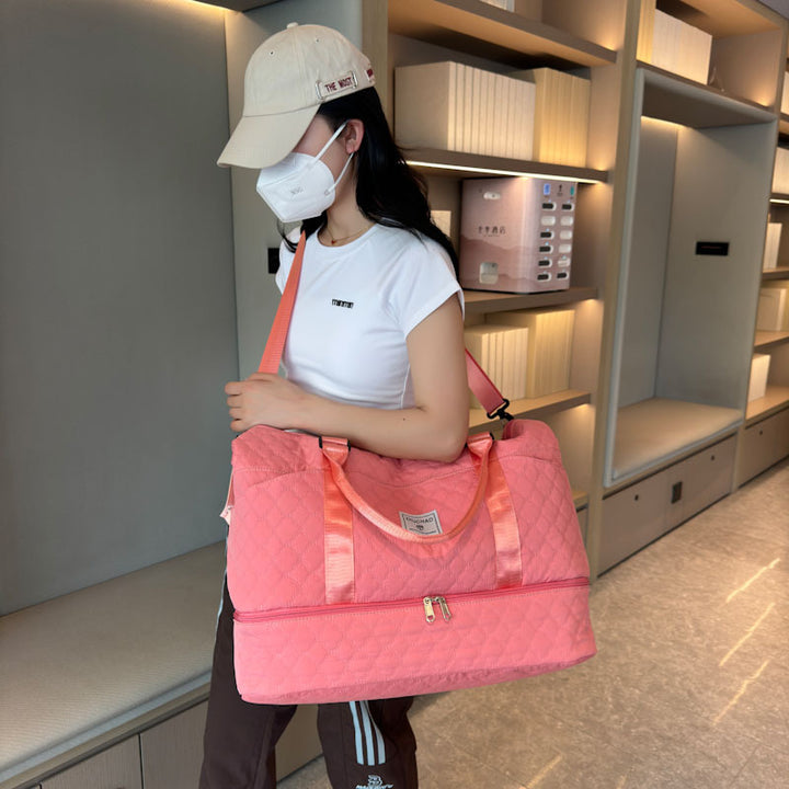 Stylish Quilted Travel Duffel Kalsten