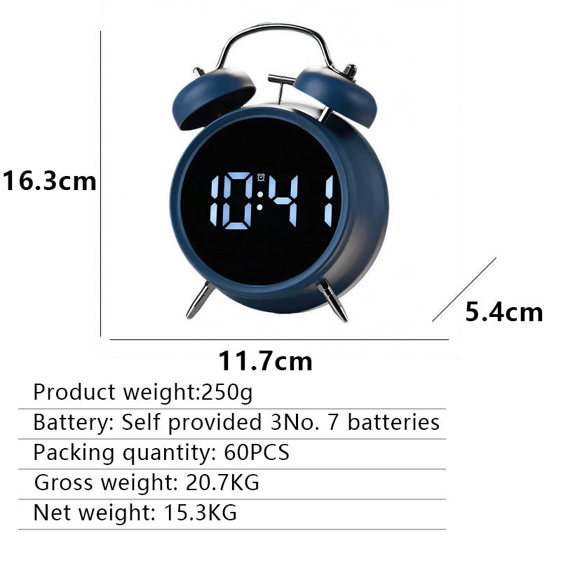 Digital alarm clock with large LED display and dual alarm function Kalsten