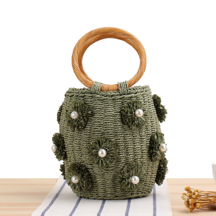 Handbag with Unique Pearl Applications Kalsten