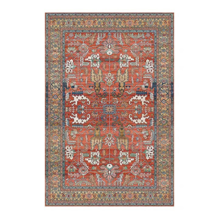 Vintage Floral Patterned Area Rug