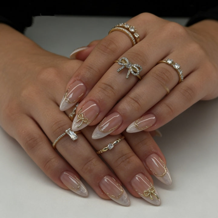 Elegant Artificial Nails in Luxurious Design Kalsten