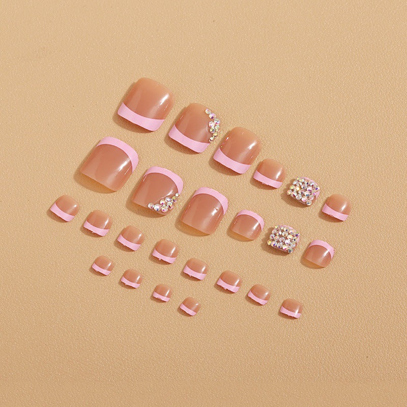 Nail art with glitter stones Kalsten