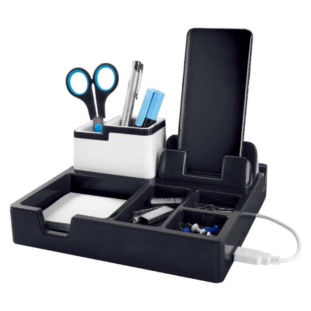 Multifunctional desk organizer with USB charging port Kalsten