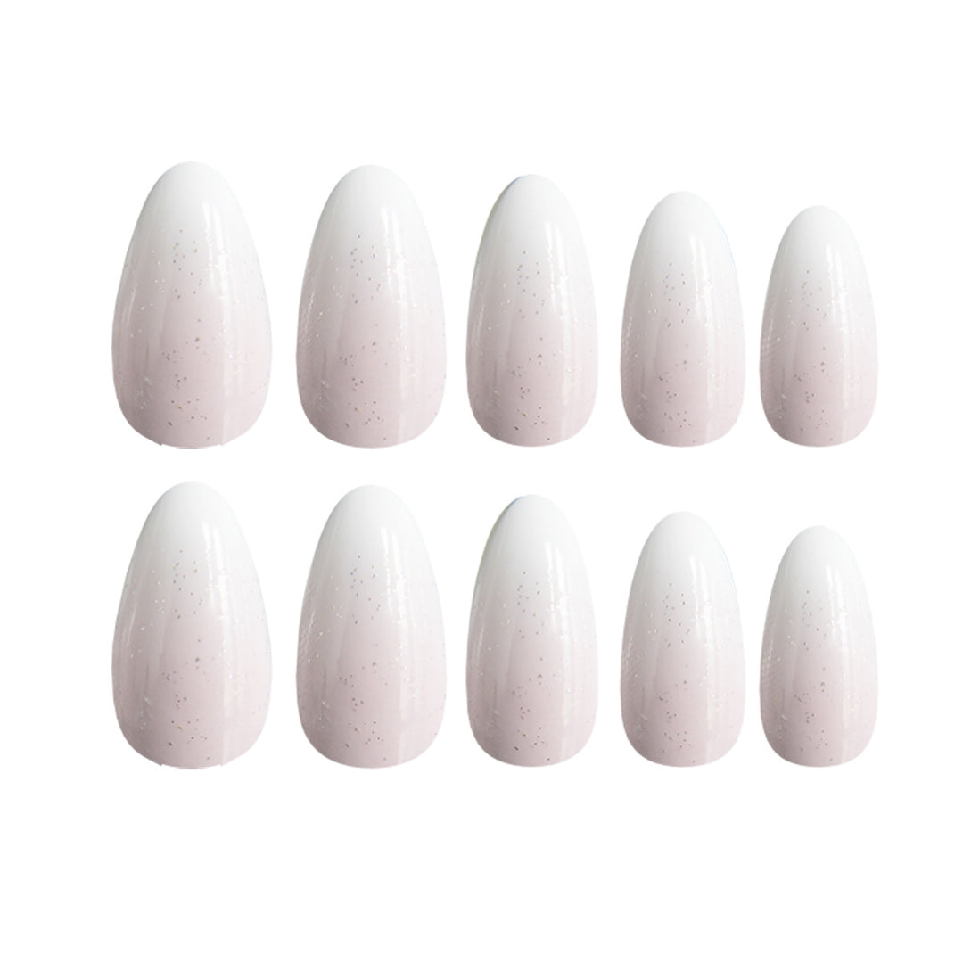 Glamorous Ombre Glitter Nail Extensions Kalsten