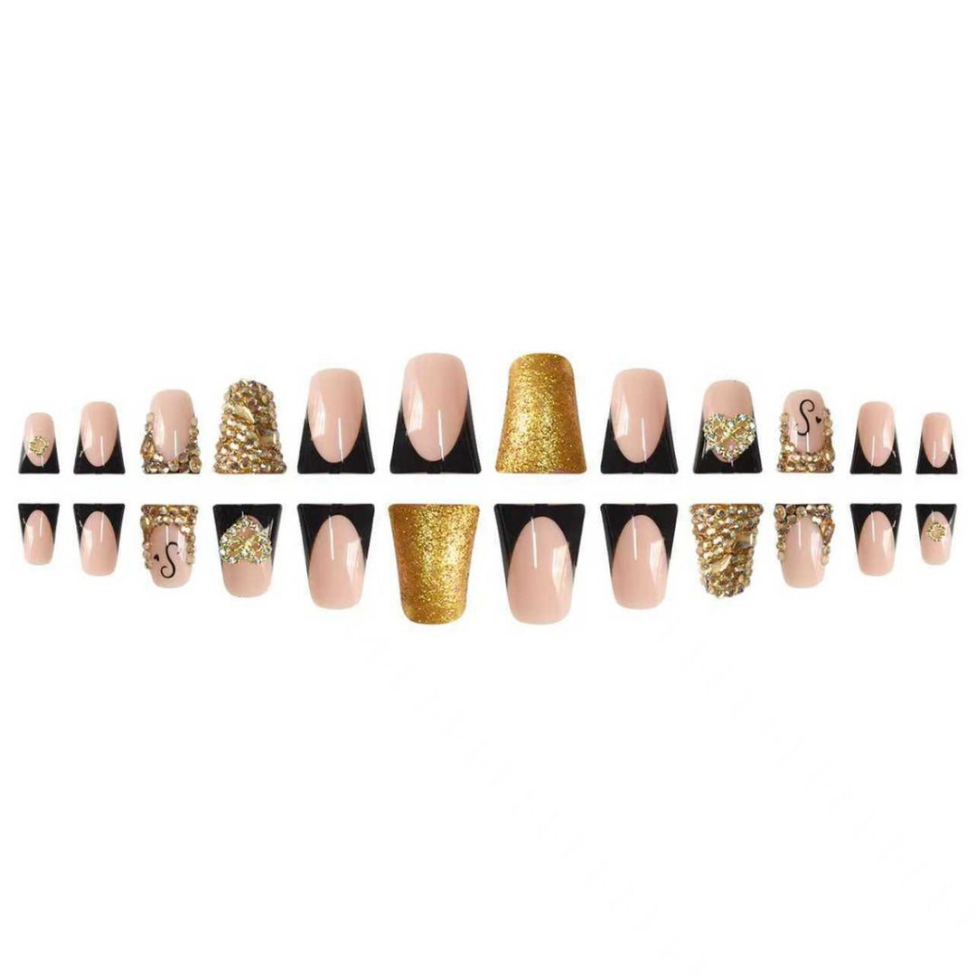Luxury Rhinestone Nail Enhancements Kalsten