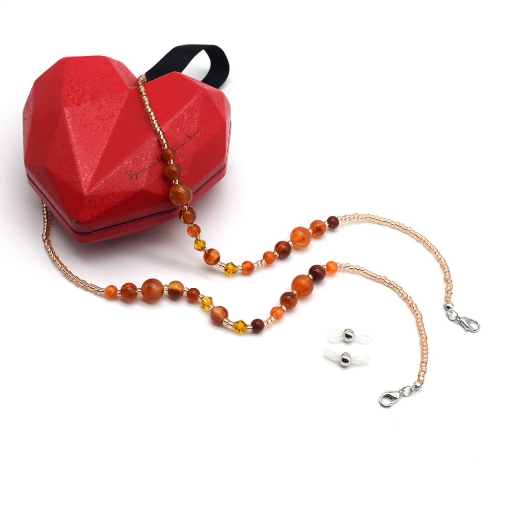 Handcrafted Beaded Eyewear Retainer Chain Kalsten