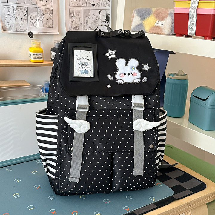 Cute Character Print Backpack Kalsten