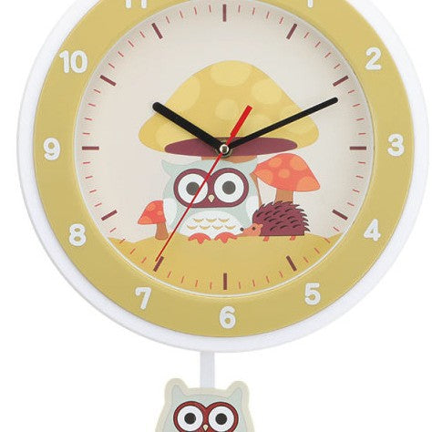 Wall clock with colorful animal design Kalsten