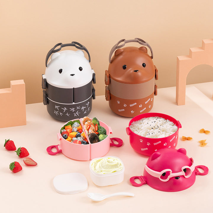 Bear-Themed Food Storage Container