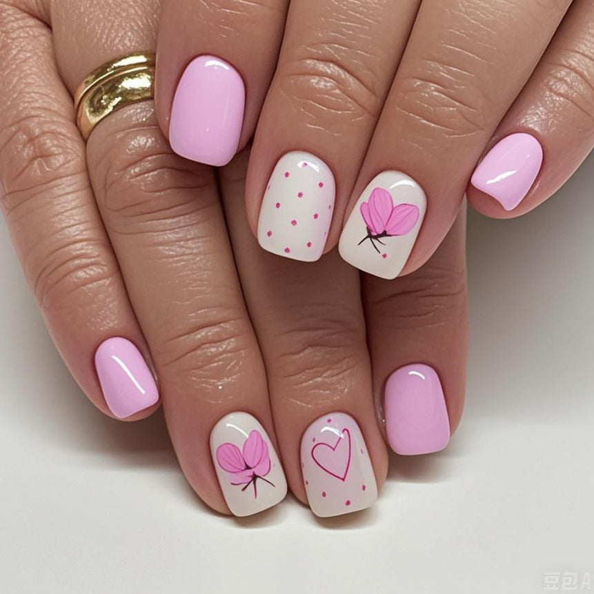 Creative Floral Acrylic Nail Art Set Kalsten