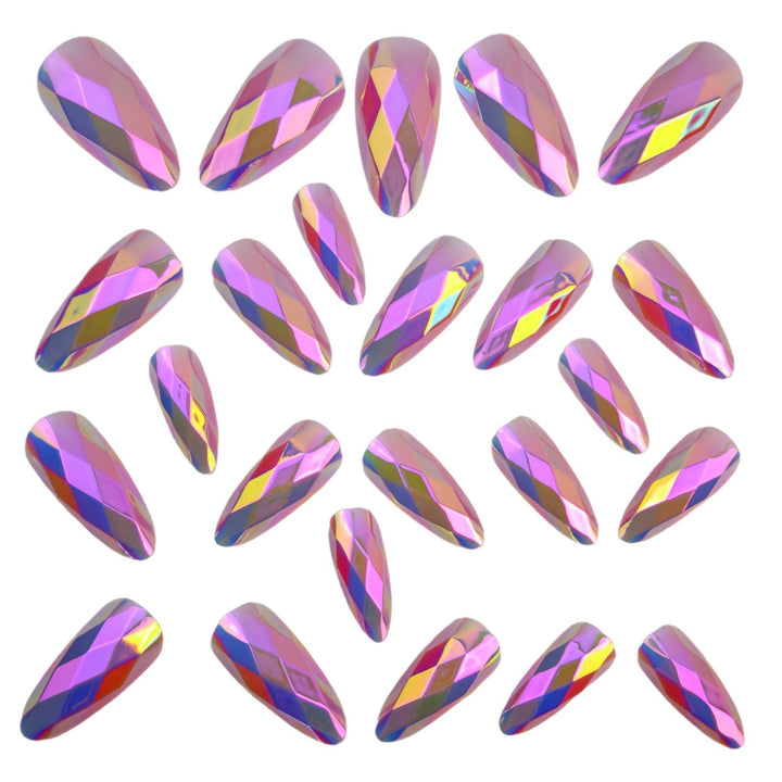 Artificial nails in elegant crystal design Kalsten