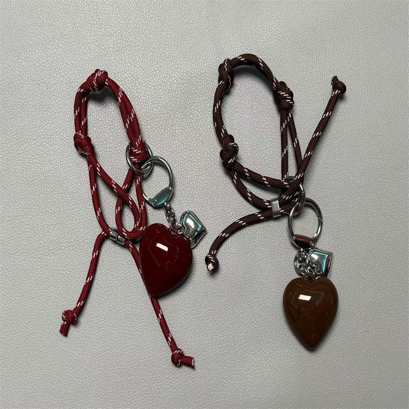 Heart-Shaped Decorative Keychain Kalsten