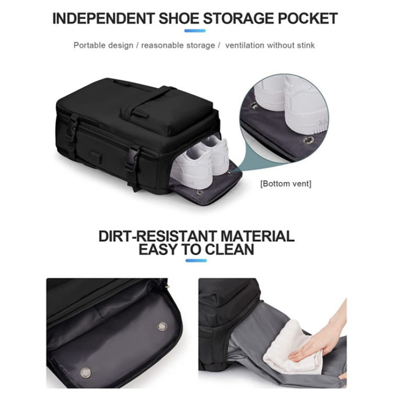 Multifunctional Travel Backpack with Insulated Laptop Compartment Kalsten