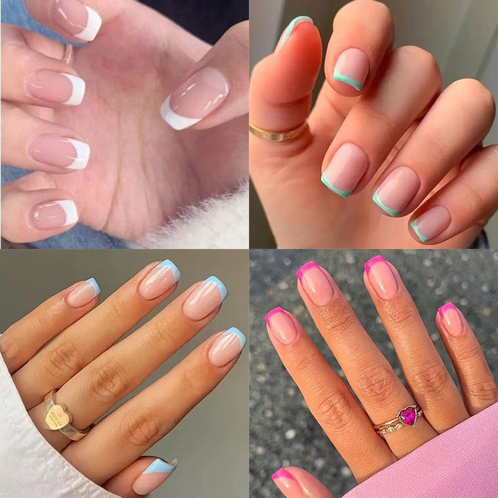 Chic French Tip Nail Enhancements Kalsten