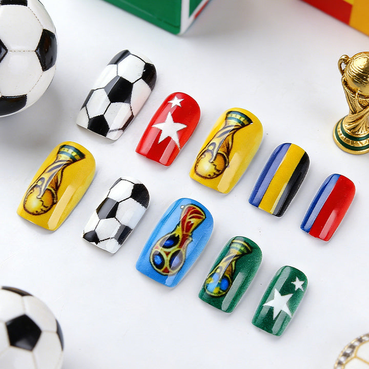 Sports-Themed Nail Art Set Kalsten