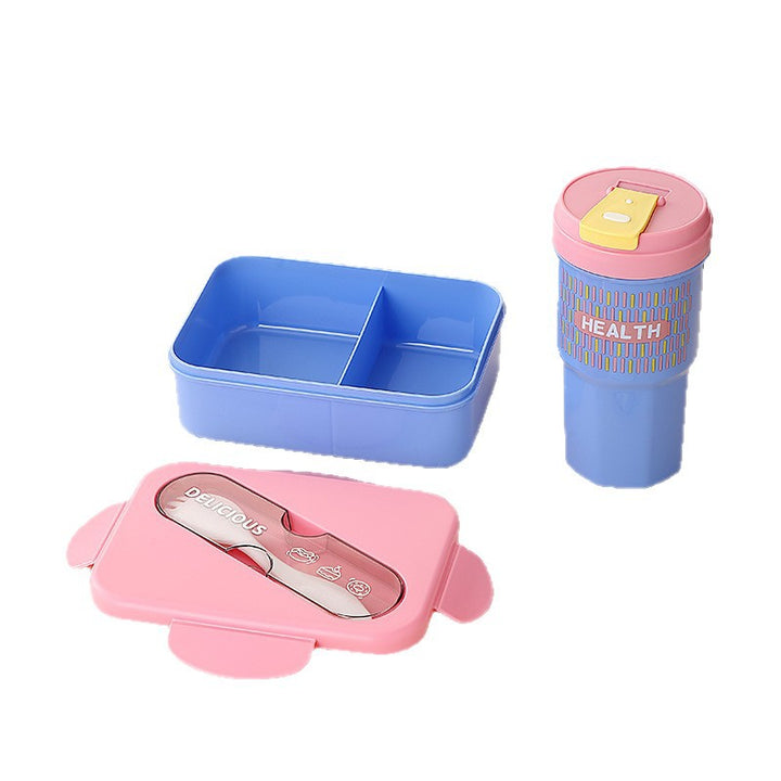 Multi-Compartment Food Storage Bento Box with Airtight Lid