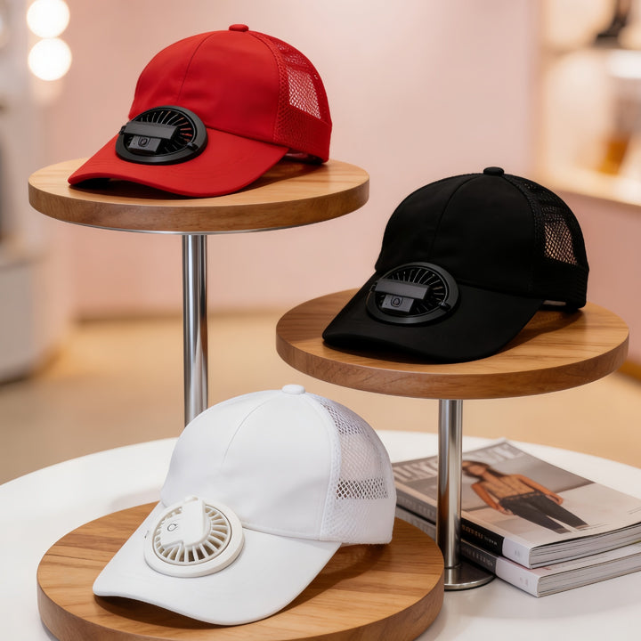 Unisex cap with integrated fan Kalsten