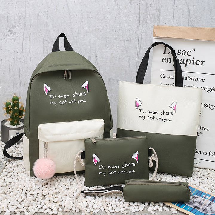 Cute Animal-Themed Backpack Set Kalsten