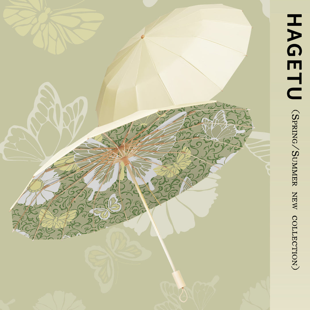 Women's fashionable and floral folding umbrella Kalsten