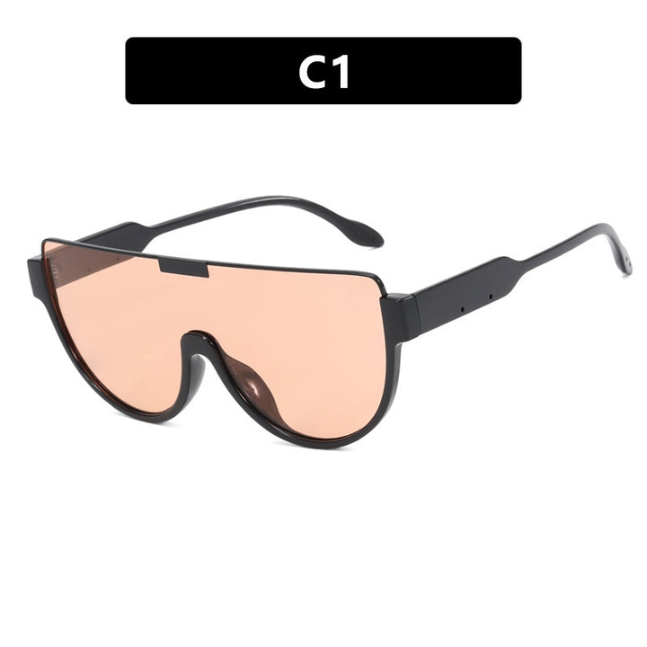 Women's futuristic sports sunglasses with high-gloss frame Kalsten