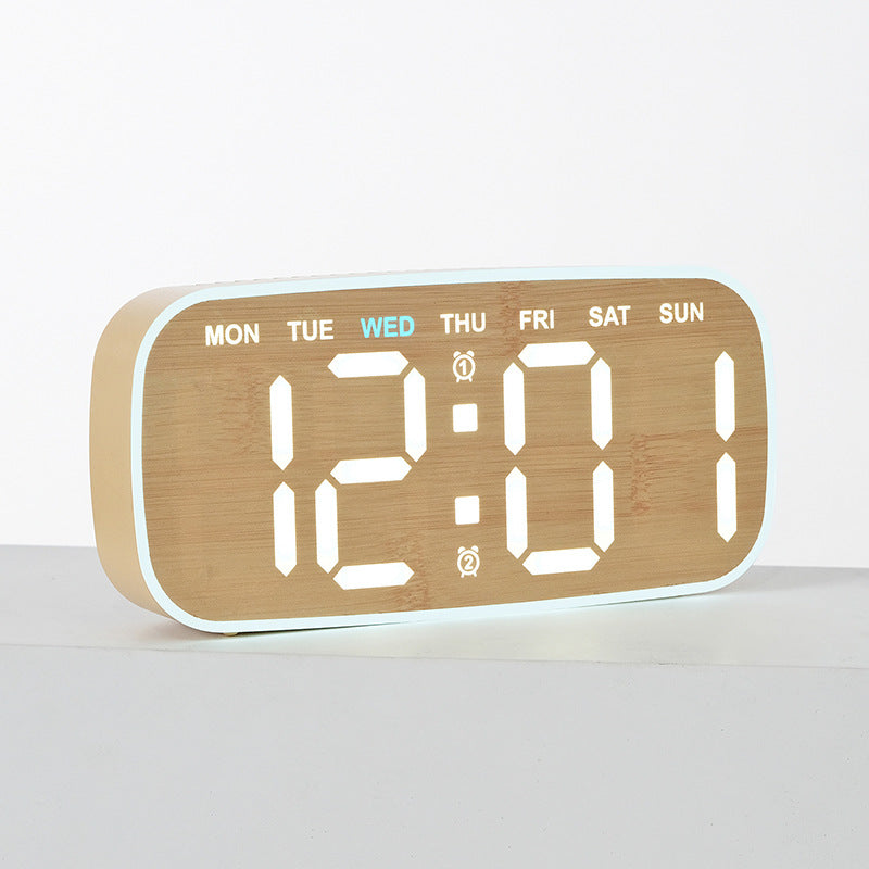 Digital Alarm Clock with Date and Day of the Week Display Kalsten