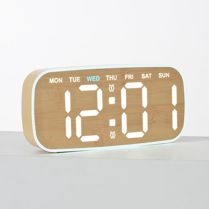 Digital Alarm Clock with Date and Day of the Week Display Kalsten