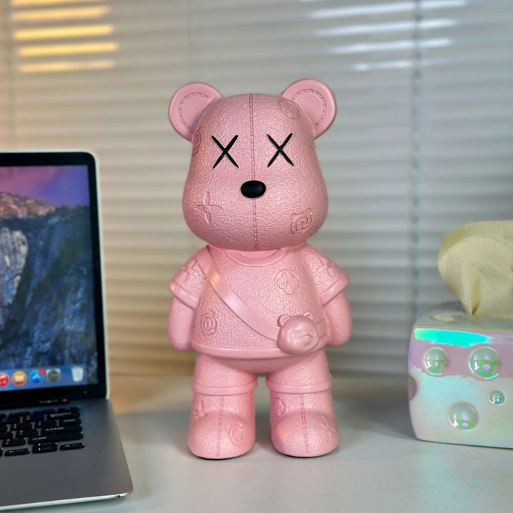 Artistic Bear Figurine for Home Decor Display